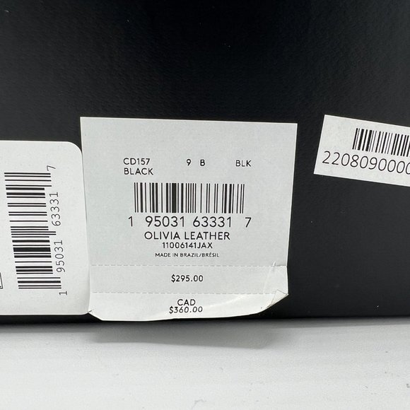 COACH Olivia Leather Black Ankle Booties - Picture 15 of 15